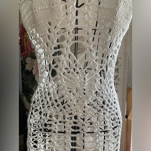 Swim crochet open back coverup - Picture 3 of 5